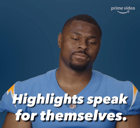 Highlights speak for themselves