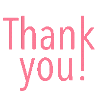 Pink Thank You Sticker by The Content Bar