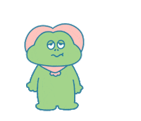 onemnem happy fun frog 楽しい Sticker