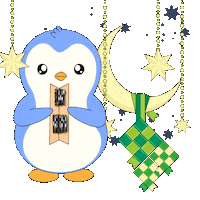Pray Hari Raya Sticker by Pudgy Penguins