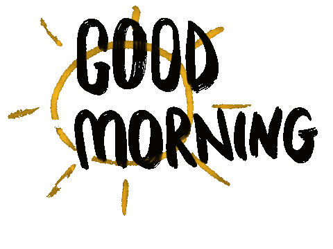 Text Morning Sticker