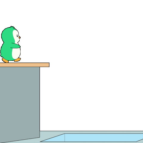 Jumping Sticker by Abster