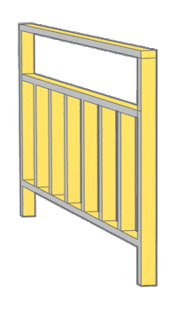 Fence Barricade Sticker by Space beyond the Gram