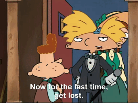 hey arnold nicksplat GIF
