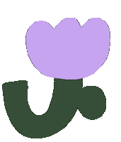 pikkupaperi flower purple plant bud Sticker