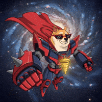 Flying To The Moon GIF by Doge Pound