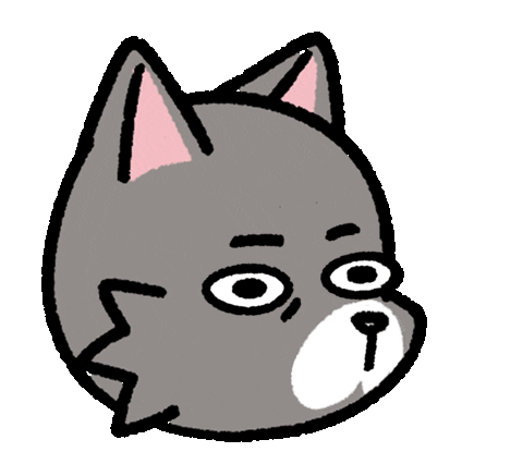 Cat Reaction Sticker by Ai and Aiko
