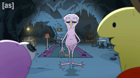 Look At Each Other Naked Mole Rat GIF by Adult Swim