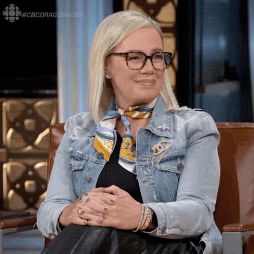 Dragons Den Smile GIF by CBC