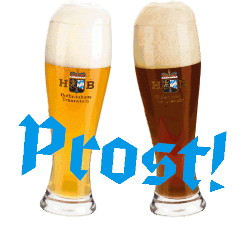 Wheat Beer Cheers Sticker by Hofbräuhaus Traunstein