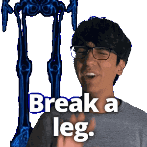 Best Of Luck Success Sticker