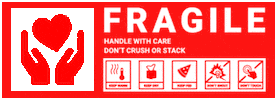 Fragil Sensibel Sticker by Nico Semsrott