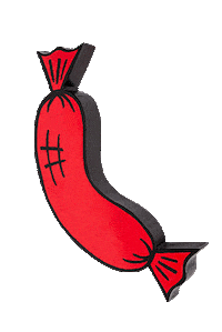 Hot Dog Sausage Sticker