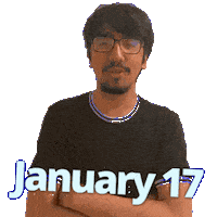 January 17Th Sticker