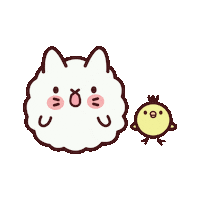 nibblings love happy cat dancing Sticker