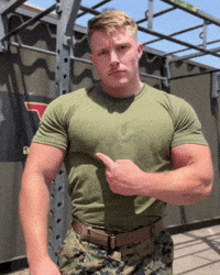 tylervalenzia gym flex muscles military GIF
