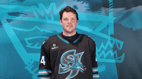 Number One Hockey GIF by San Jose Barracuda