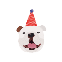 Happy Birthday Party Sticker