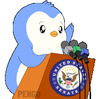 Penguin Speaking Sticker by Pudgy Penguins