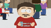 happy chairs GIF by South Park 