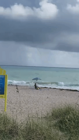 Waterspout Spotted Off Florida Beach