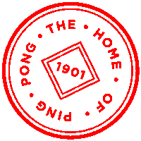 bouncehomeofpingpong bounce ping pong table tennis bounce shoreditch Sticker