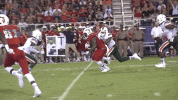miamihurricanes giphyupload miami hurricanes miami hurricanes football canes football GIF