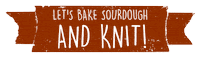 Bread Baking Sticker by Gritty Knits
