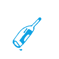 stbv party done check champagne Sticker