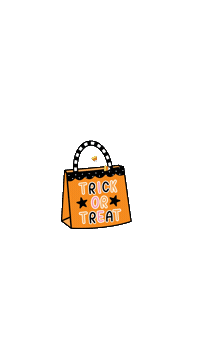 Trick Or Treat Halloween Sticker by Schoolgirl Style Classroom Decor