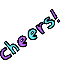 Cheers Bysarito Sticker