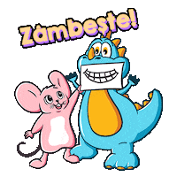 Dinosaur Smile Sticker by Tzitzi-Poc