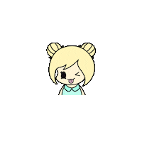 Happy Girl Sticker