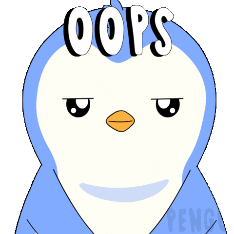 Sorry Penguin Sticker by Pudgy Penguins