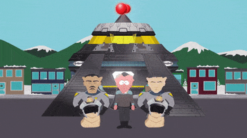 earth space cops GIF by South Park 