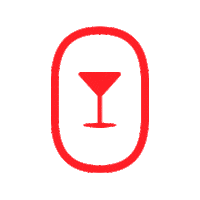 agitodrinks wine drinks glass martini Sticker