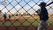 EvansvilleOtters baseball swinging hitting warm up GIF