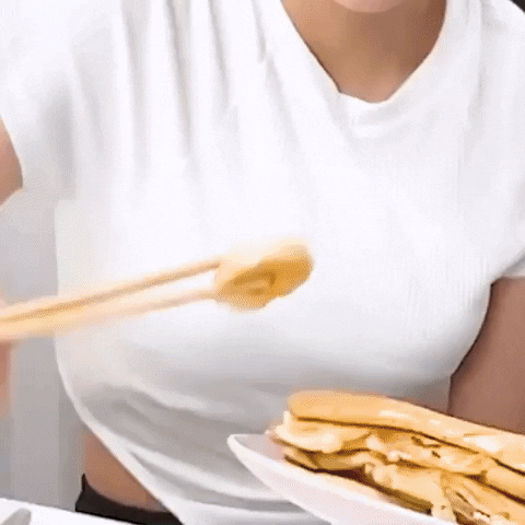 K Pop Eating GIF