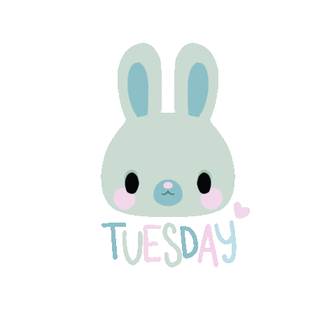 Bunny Tuesday Sticker