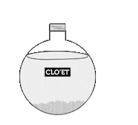 Cloet_design marimo alga marimo cloet cloet design Sticker