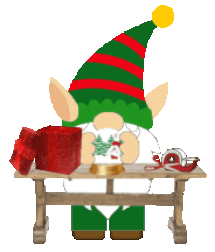 Santas Workshop Christmas Sticker