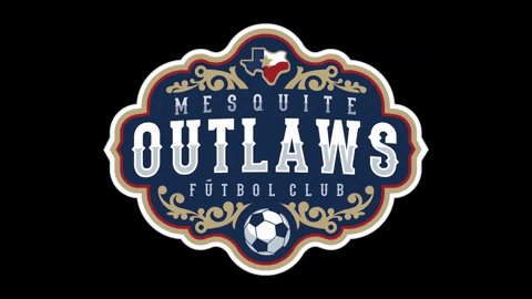 Mesquite_outlaws giphygifmaker soccer texas mesquite GIF