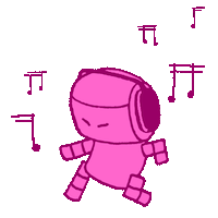 Happy Dance Sticker by Josephine Skapare