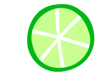 Lime Greenplanet Sticker by Green Planet Astronauts