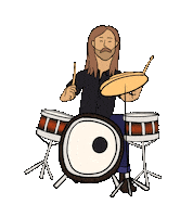 awongisright spooky drummer snail agoraphobia Sticker