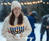 Merry Christmas Happy Hanukkah GIF by AnaCatali