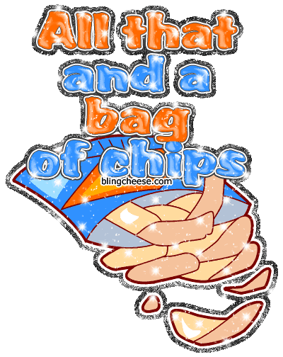 all that and a bag of chips Sticker