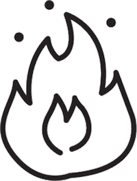 flambee fuego lorena flambe flambee Sticker