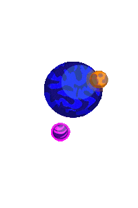 Planet Galaxy Sticker