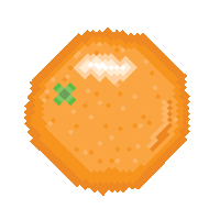 pastryplug pixel pixelart orange 8bit Sticker